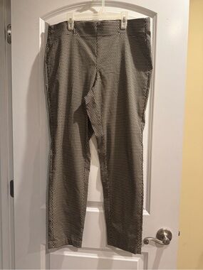 Rafaella Black and White Micro-Pattern Legging/Skinny pant